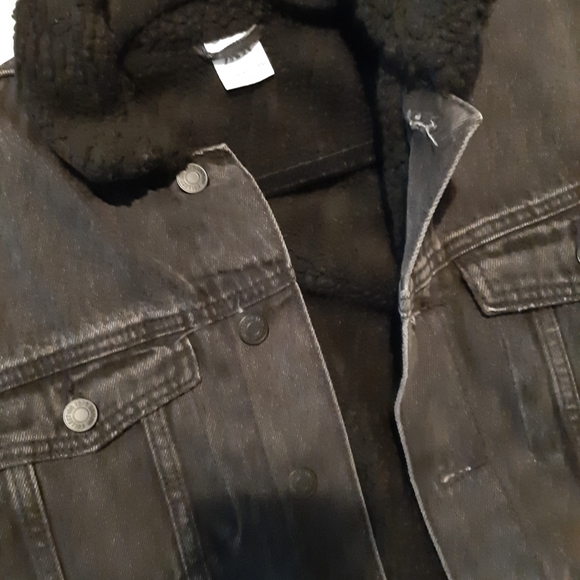Zara boys denim fur coat - Picture 2 of 7